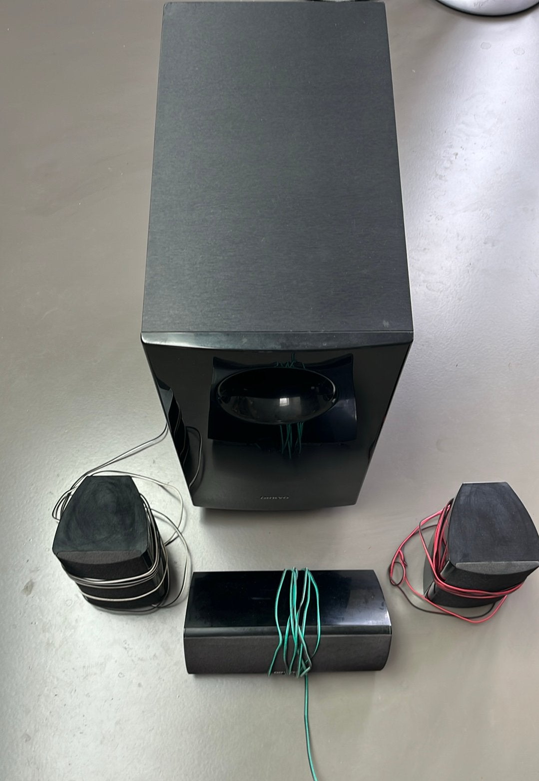 Onkyo speakerset incl subwoofer, Overige merken, 70 watt of meer, Ophalen of Verzenden, Zo goed als nieuw