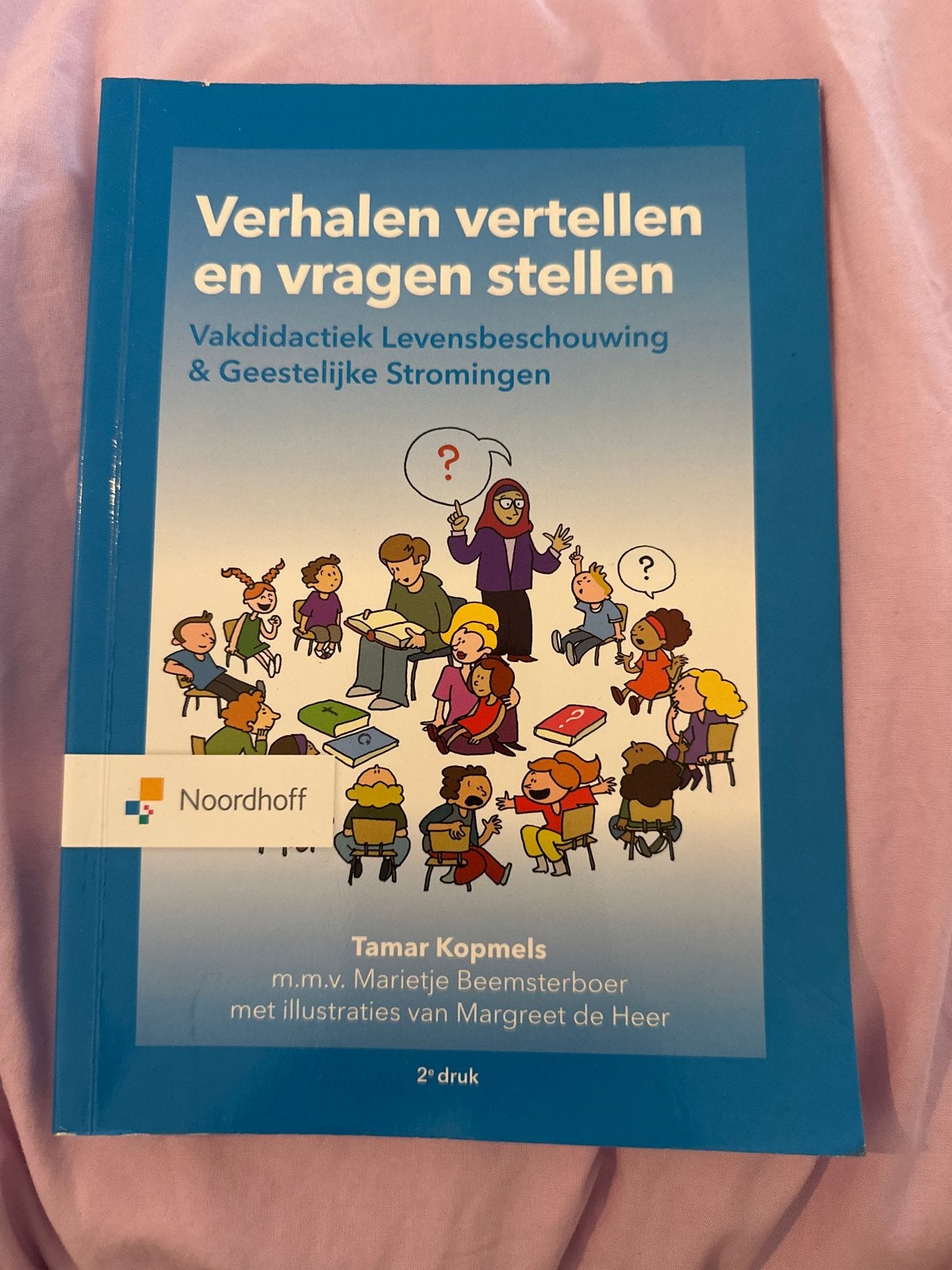 Pabo Verhalen vertellen en vragen stellen - Vakdidactiek, Ophalen of Verzenden, Alpha, Zo goed als nieuw, HBO