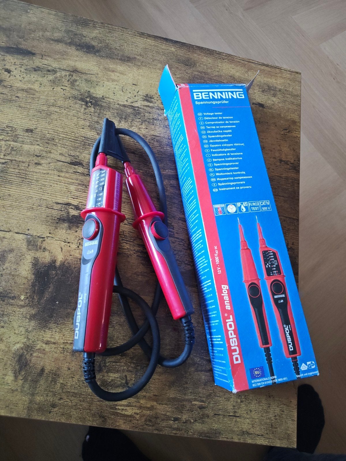 Benning DUSPOL analoge spanningstester, Ophalen of Verzenden, Nieuw, Overige meters