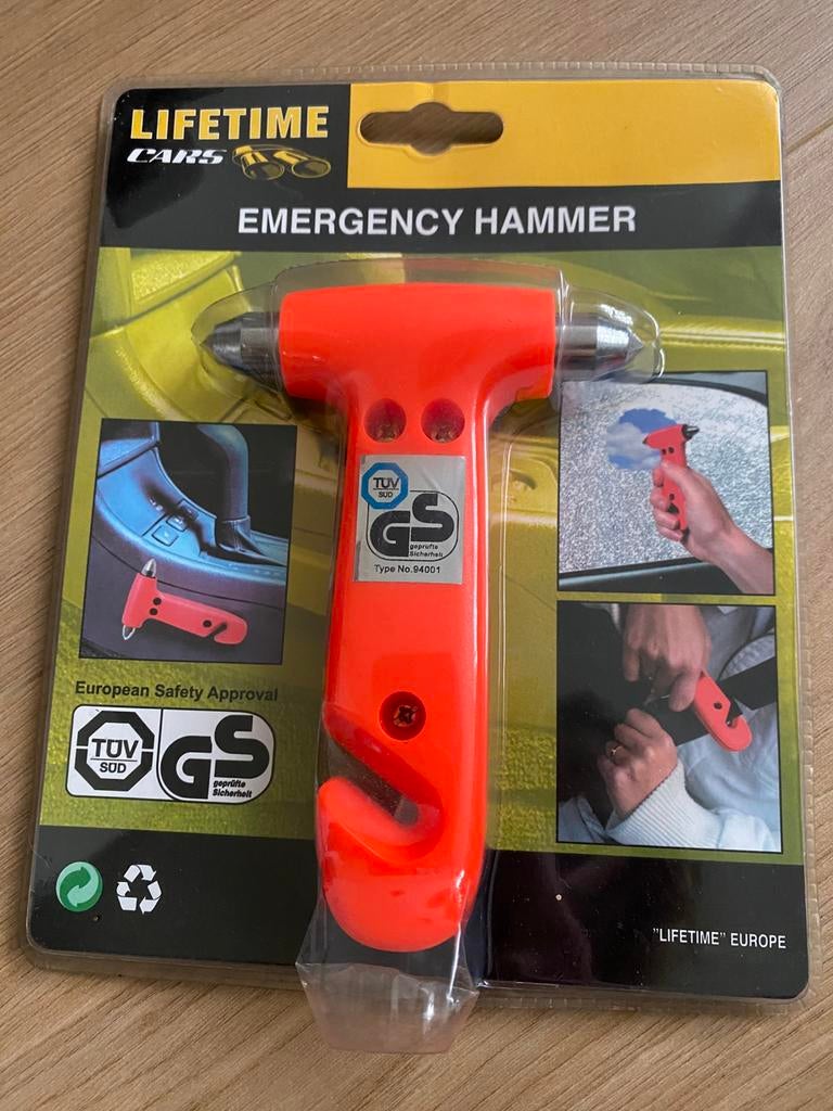 Nieuw veiligheidshamer life hammer veiligheid hamer auto, Auto diversen, Auto-accessoires, Ophalen of Verzenden, Nieuw
