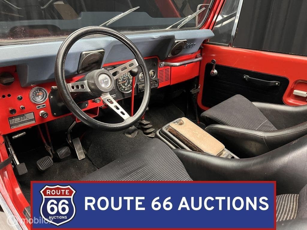 Jeep CJ-7 | 1978 | Route 66 Auctions, Jeep, Overige carrosserieën, Zwart, Bedrijf