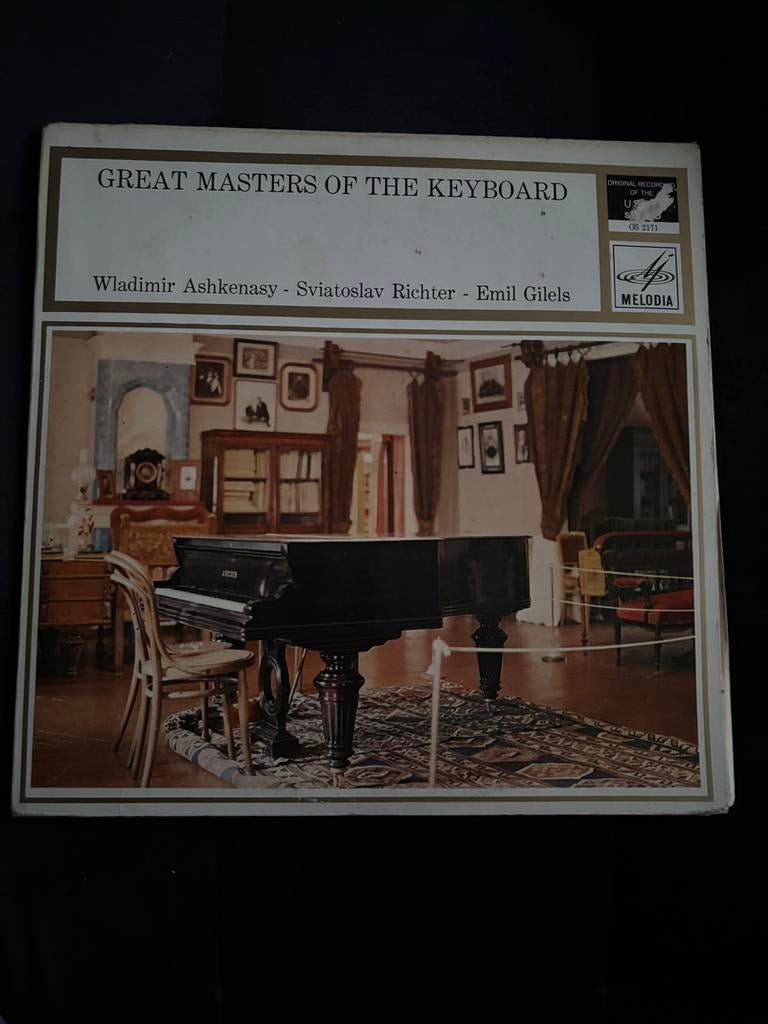 Lp, Great Masters of the Keyboard, Cd's en Dvd's, Vinyl | Klassiek, Gebruikt, Opera of Operette, Ophalen of Verzenden, Romantiek