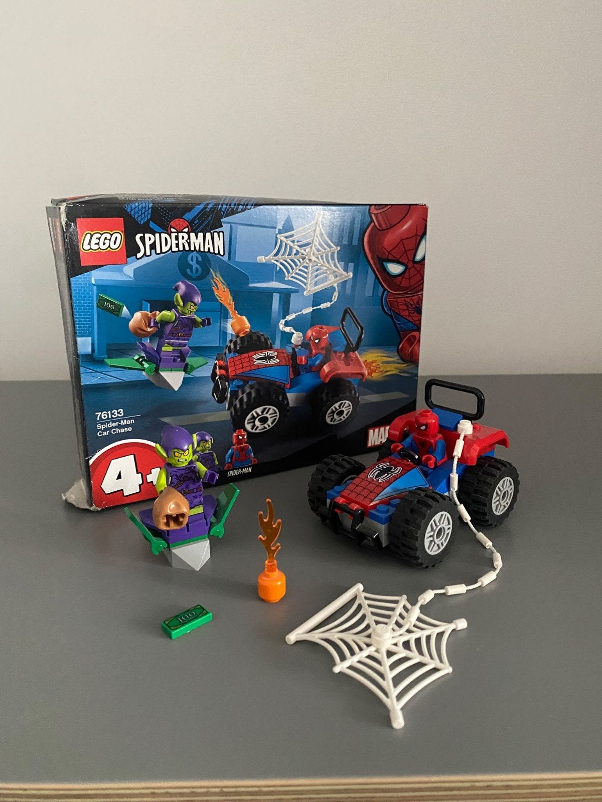 Lego Spiderman 76133 Spider-Man Car Chase, Inclusief instructies, Marvel, Lego, Ophalen of Verzenden