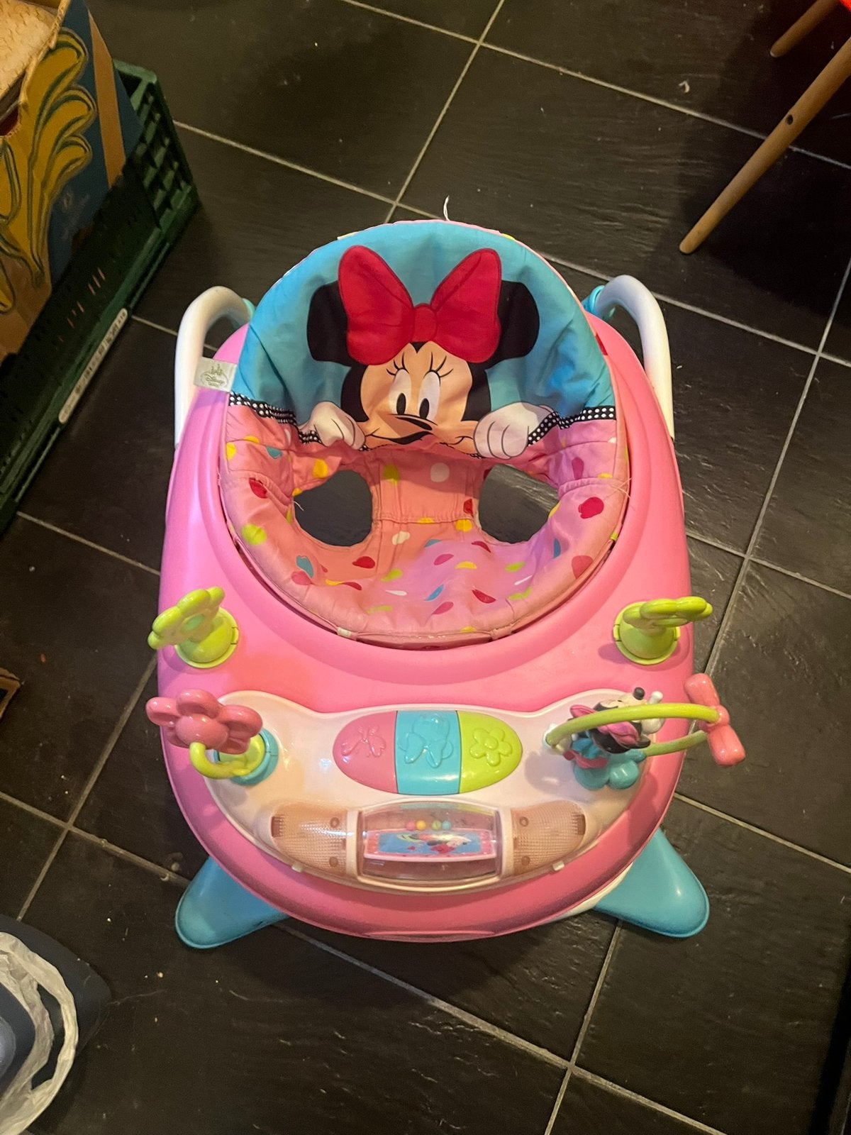 Minnie mous loopwagen, Ophalen, Gebruikt