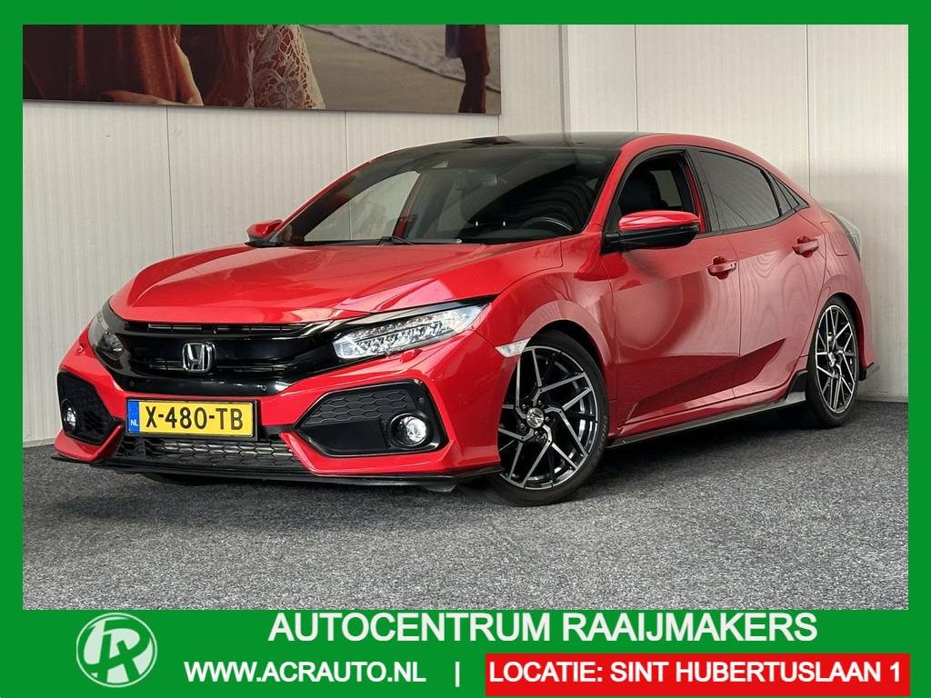Honda Civic 1.5 i-VTEC SPORT 183 PK ! PANORAMADAK NAVIGATIE, Auto's, Honda, Bedrijf, Te koop, Civic, ABS, Achteruitrijcamera, Adaptive Cruise Control