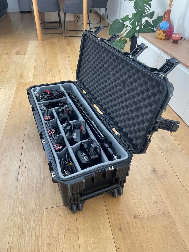 Aputure Light Storm 120d II kit met 3x accessoires, Ophalen, Zo goed als nieuw, Lamp of Flitsset