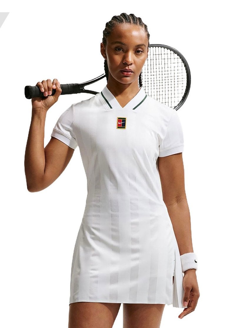 Nike tennis jurk Wimbledon 2026, Maat 38/40 (M), Wit, Nieuw, Ophalen of Verzenden