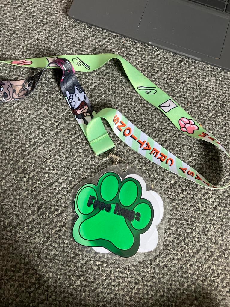 Furry kaartje met lanyard, Ophalen, Gebruikt, Overige typen