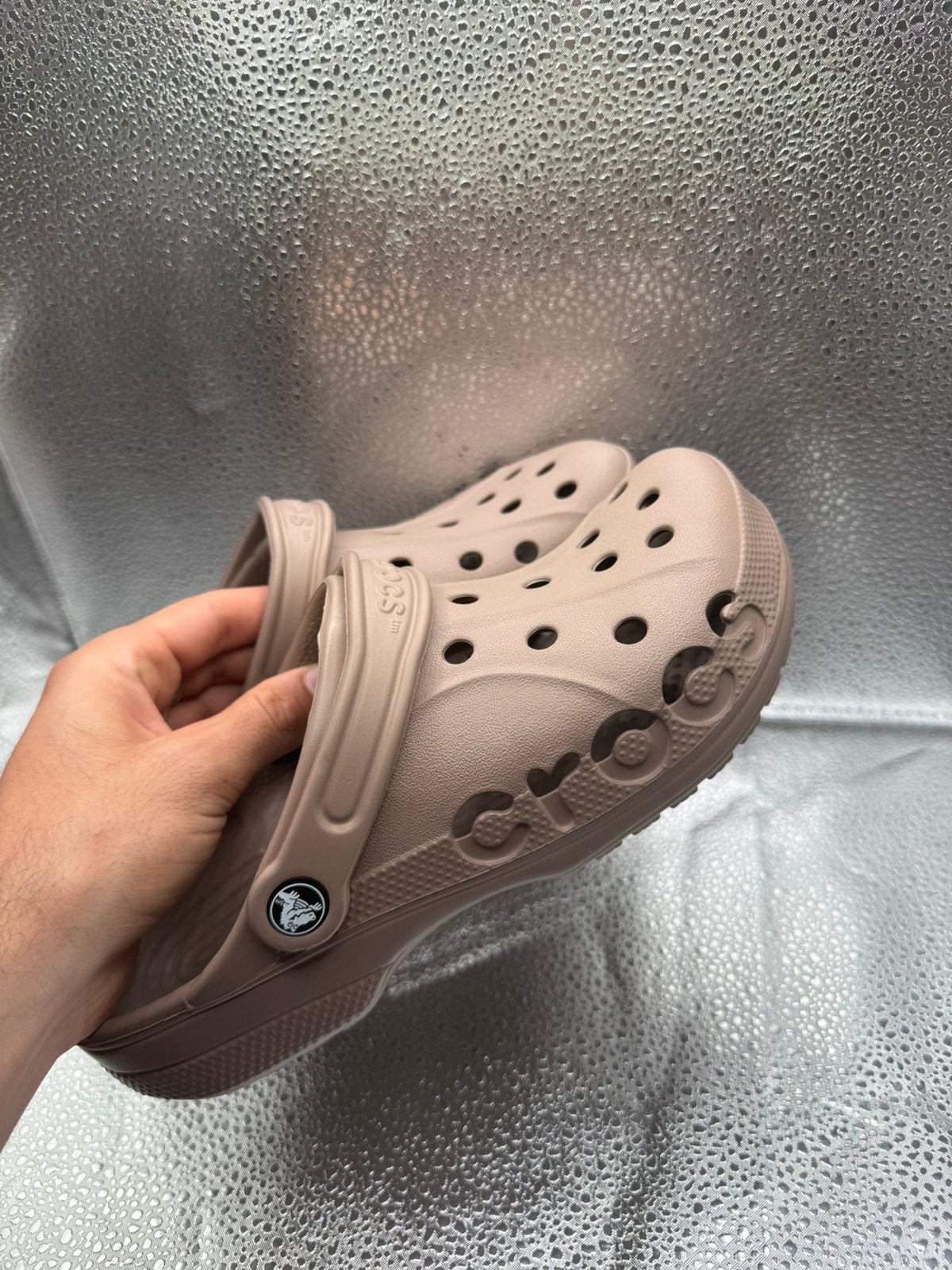Beige crocs maat W8 38-39, Ophalen of Verzenden, Zo goed als nieuw