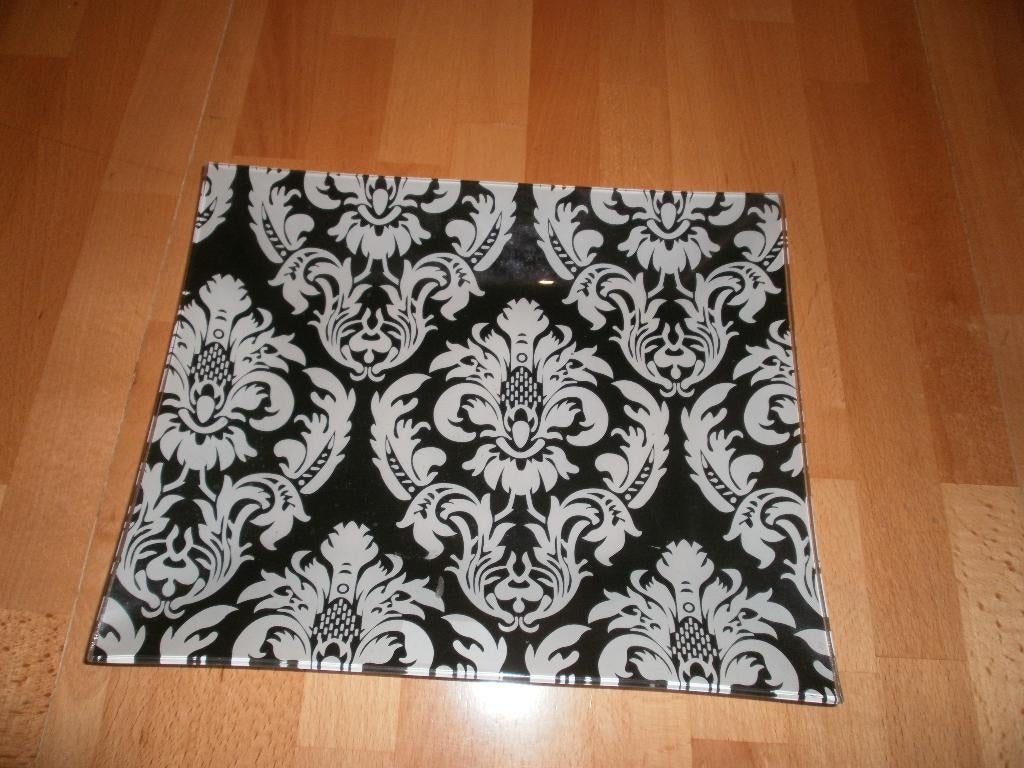 Glazen schaal barok, Ophalen, Gebruikt, Schaal, Glas