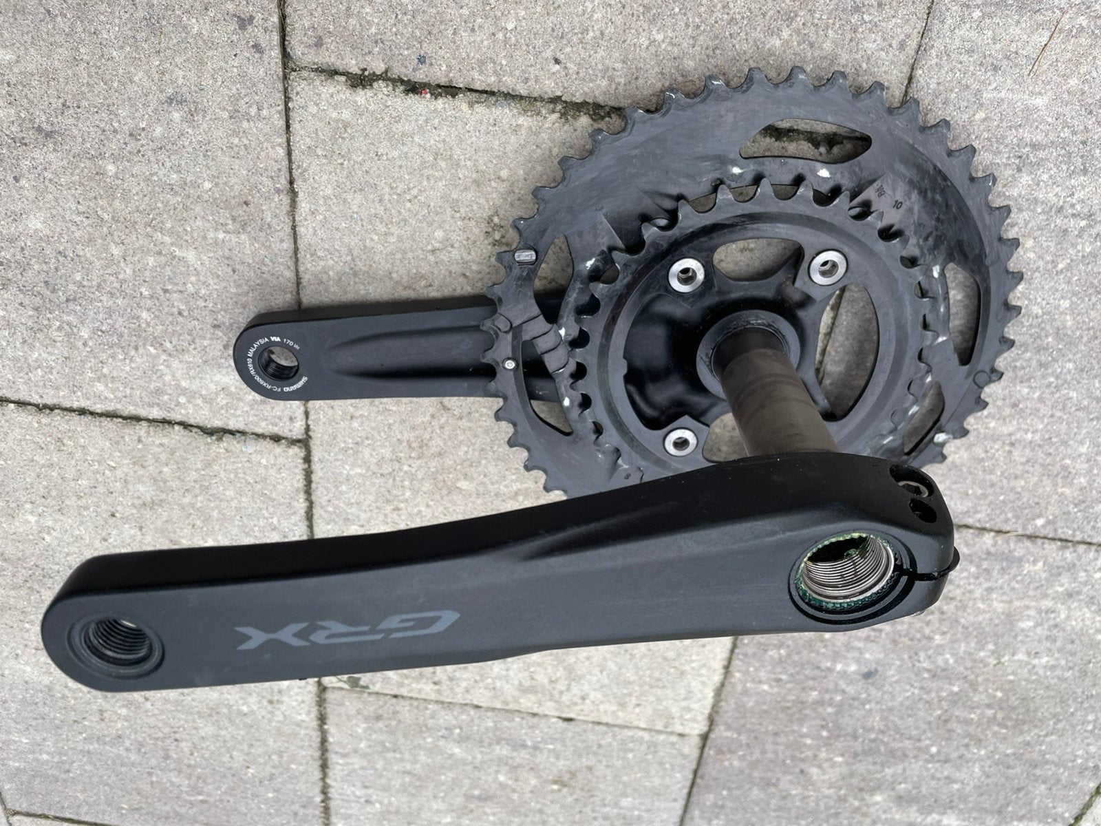 Crank Shimano GRS, Ophalen, Gebruikt, Gravelbike, Crankstel of Pedalen