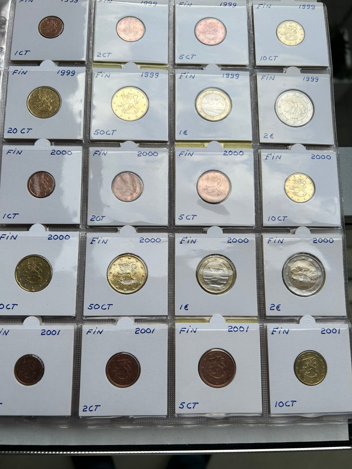 Euromunten FINLAND Topkwaliteit .diverse jaren ., Ophalen of Verzenden, Finland, 2 euro