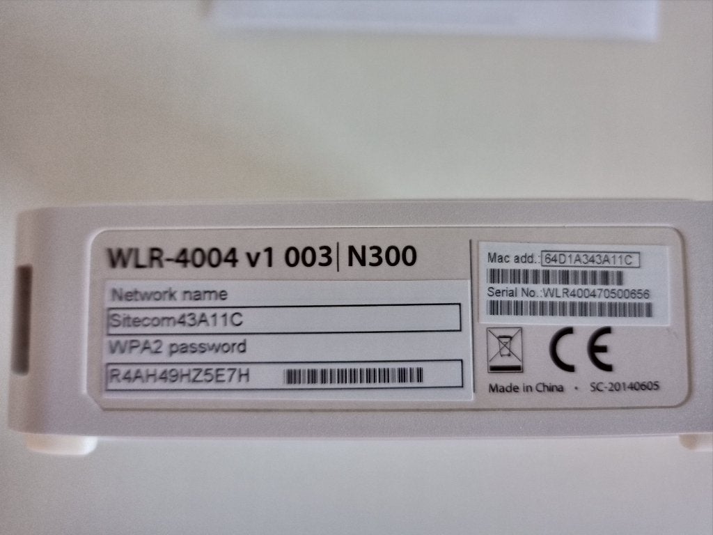 Sitecom wifi router, Ophalen, Nieuw