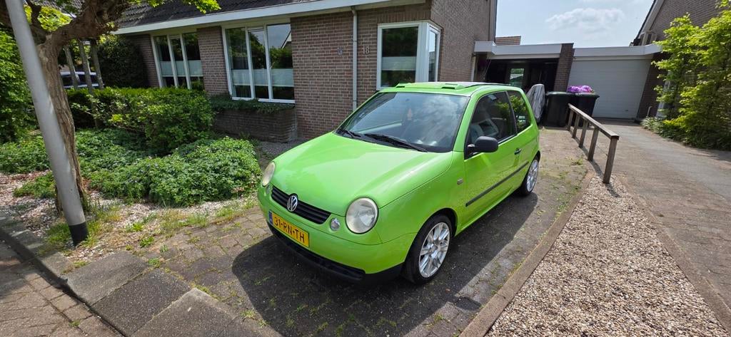 Volkswagen Lupo 1.0 37KW 2000 Groen open dek, 31 €/maand, 4 stoelen, Handgeschakeld, Grijs