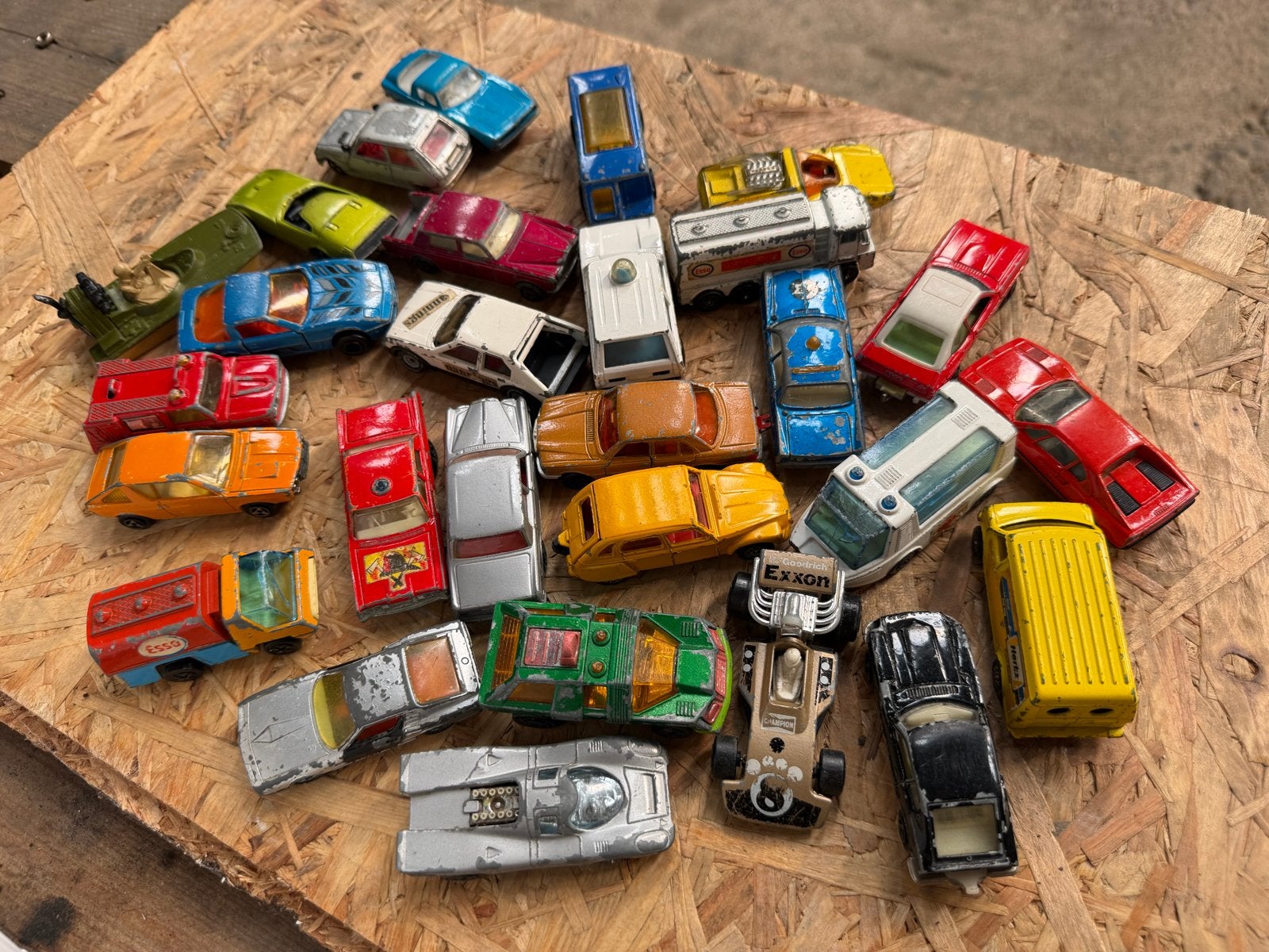 verzameling speelgoedauto's (majorette siku Matchbox), Ophalen of Verzenden, Gebruikt