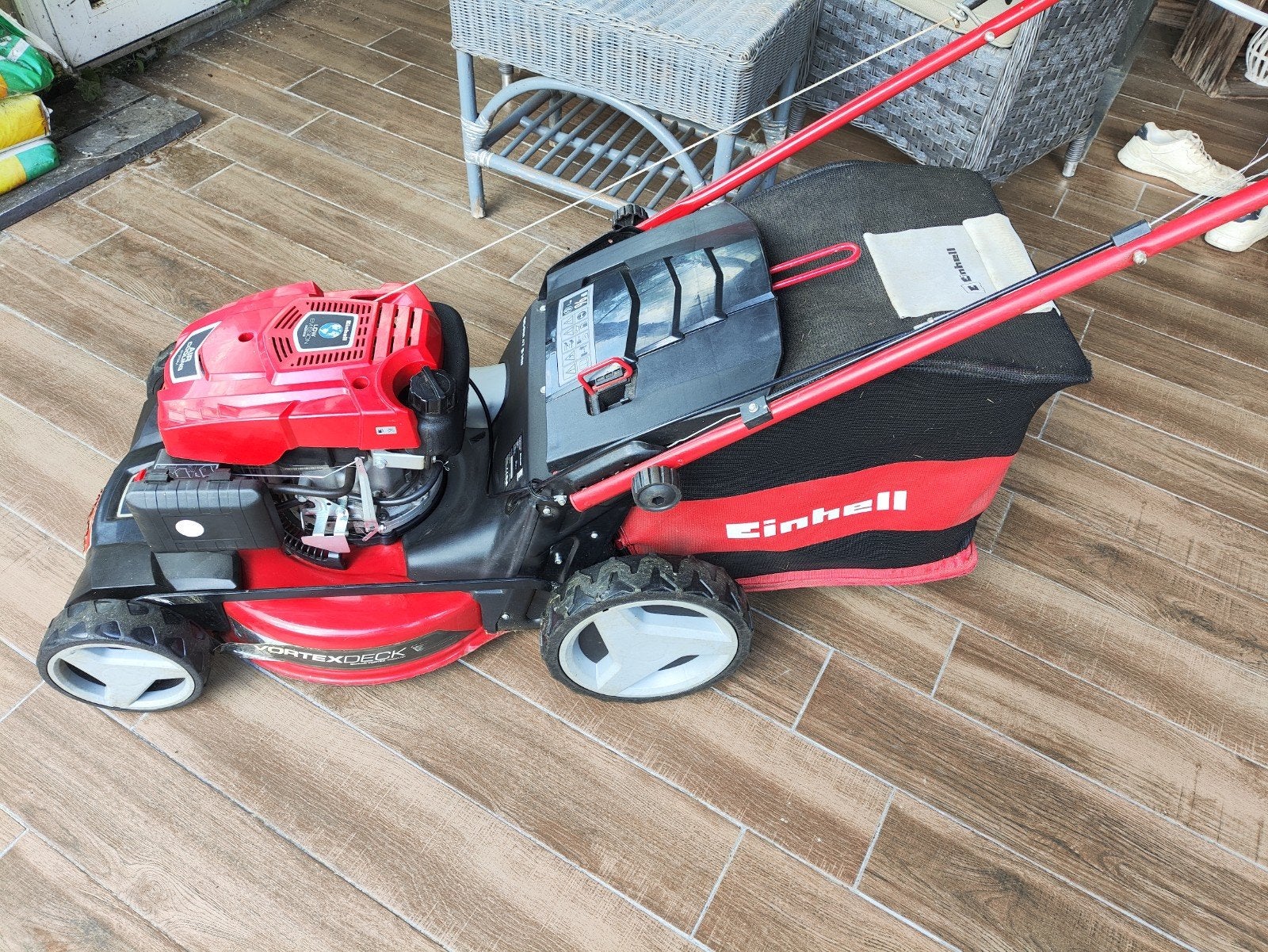 Benzine Grasmaaier GC-PM 47/2 S HW - Zo goed als nieu, Tuin en Terras, Grasmaaiers, Ophalen, Cirkelmaaier, Einhell, Zo goed als nieuw