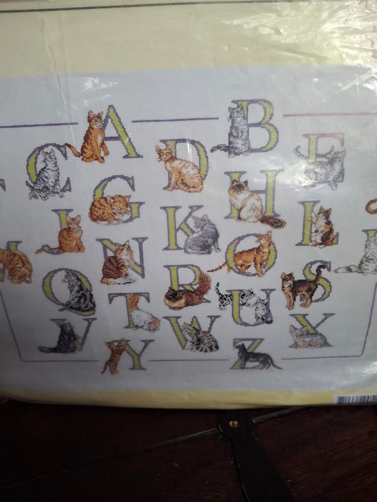ABC -katten alfabet, Ophalen of Verzenden, Nieuw, Borduurpakket