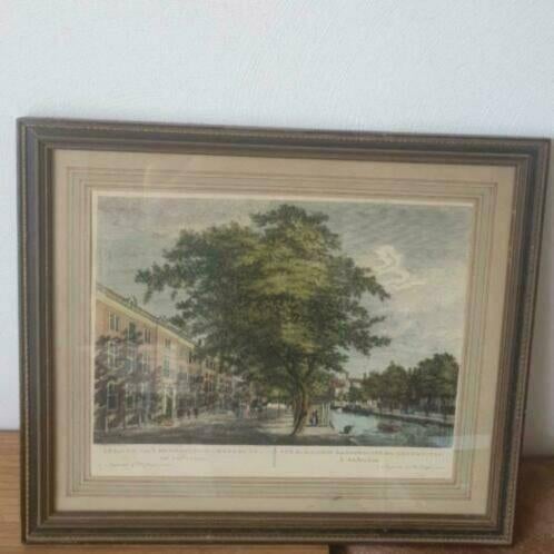 orig. gravure 1783 Mennoniten Weeshuys Amsterdam H. Schouten, Antiek en Kunst, Kunst | Etsen en Gravures, Ophalen