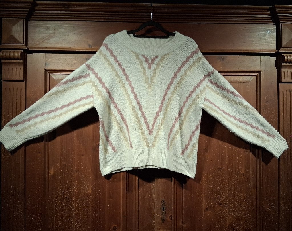 Trui crème roze beige S Gina Benotti, Kleding | Dames, Ophalen of Verzenden, Zo goed als nieuw, Maat 36 (S), Beige