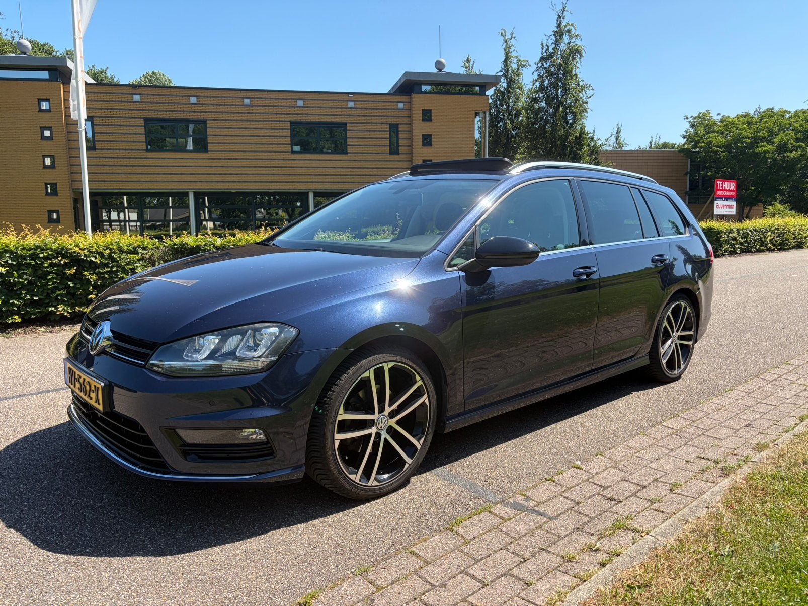 Volkswagen Golf 1.4 TSI Variant DSG R-Line 2016 FULL OPTION, Zwart, 4 cilinders, 150 pk, Blauw