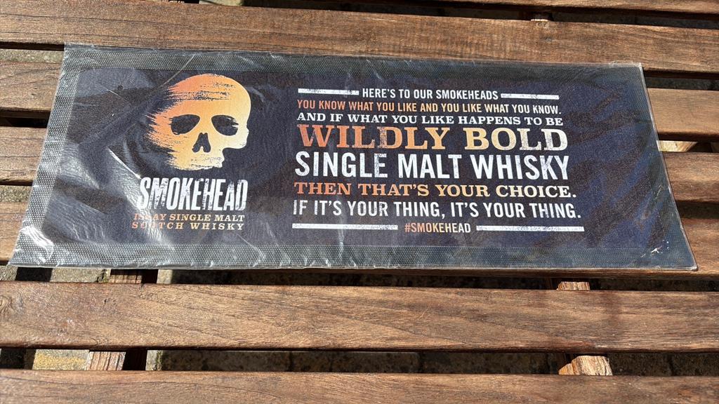 Smokehead whisky barmat nieuw, Ophalen of Verzenden, Nieuw, Gebruiksvoorwerp