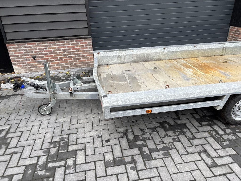 Hulco Machinetransporter oprijwagen aanhanger schade, Gebruikt