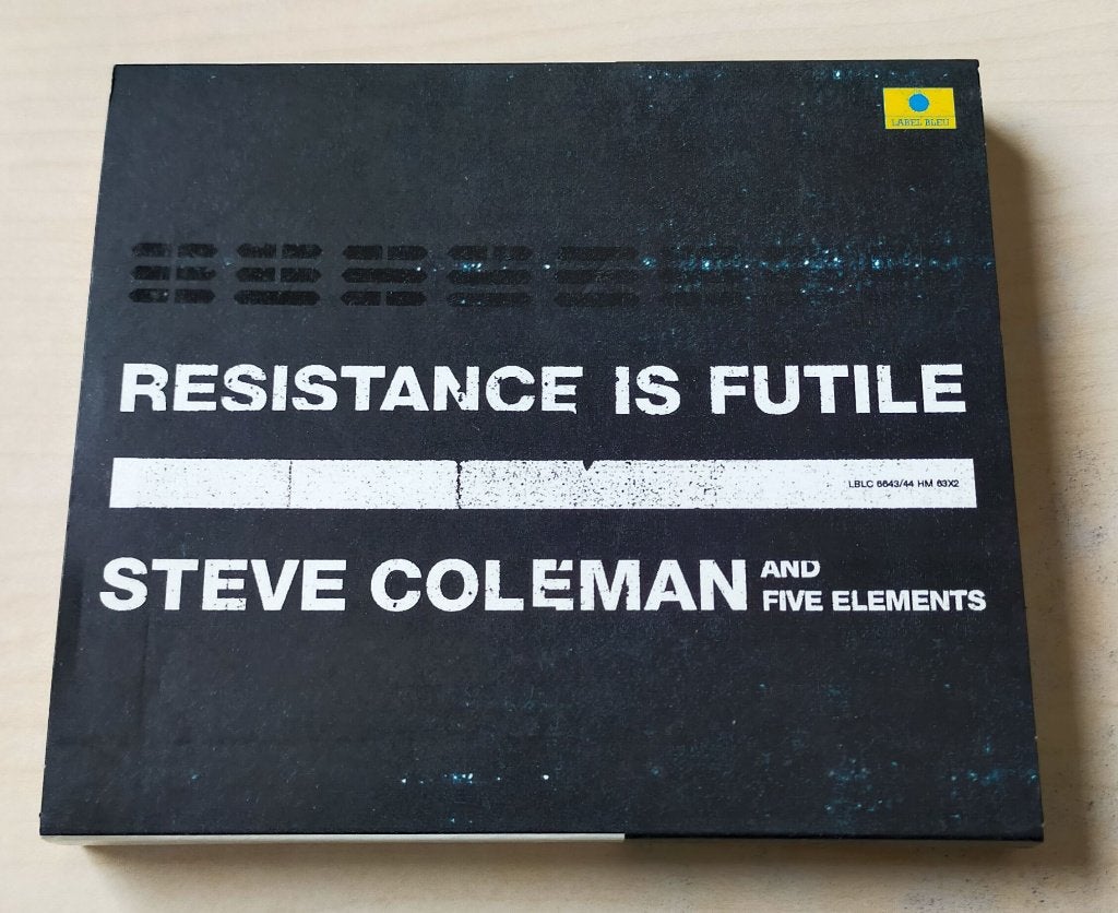 Steve Coleman and Five Elements - Resistance Is Futile 2CD, Ophalen of Verzenden, Gebruikt, Jazz, Digipak
