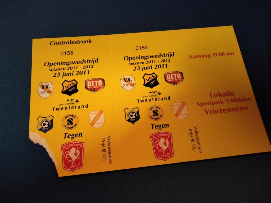 Twente rand-fc Twente 11-12, Ophalen of Verzenden, Gebruikt, F.C. Twente
