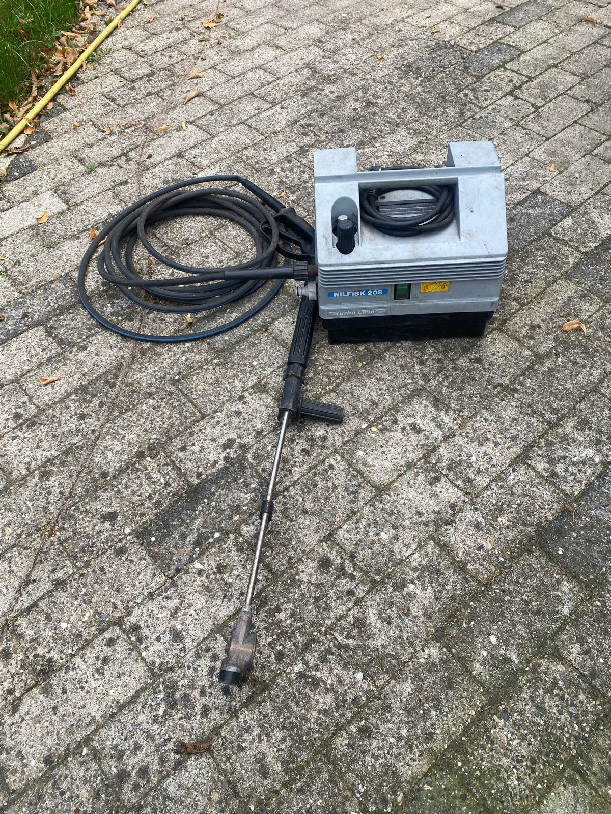 Nilfisk Turbo Laser Hogedrukreiniger - Werkt, moet nagekeken, Tuin en Terras, Hogedrukreinigers, Ophalen of Verzenden, Gebruikt