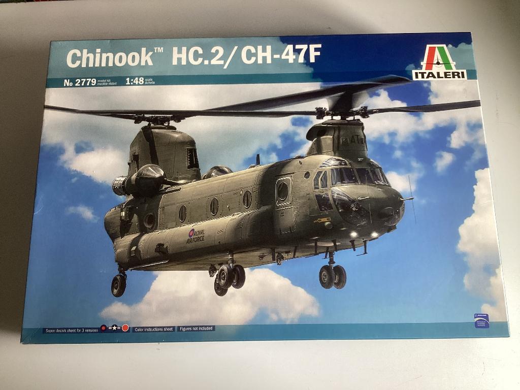 1:48 chinook HC.2/CH-47F, Italeri, Helikopter, Nieuw, Ophalen of Verzenden