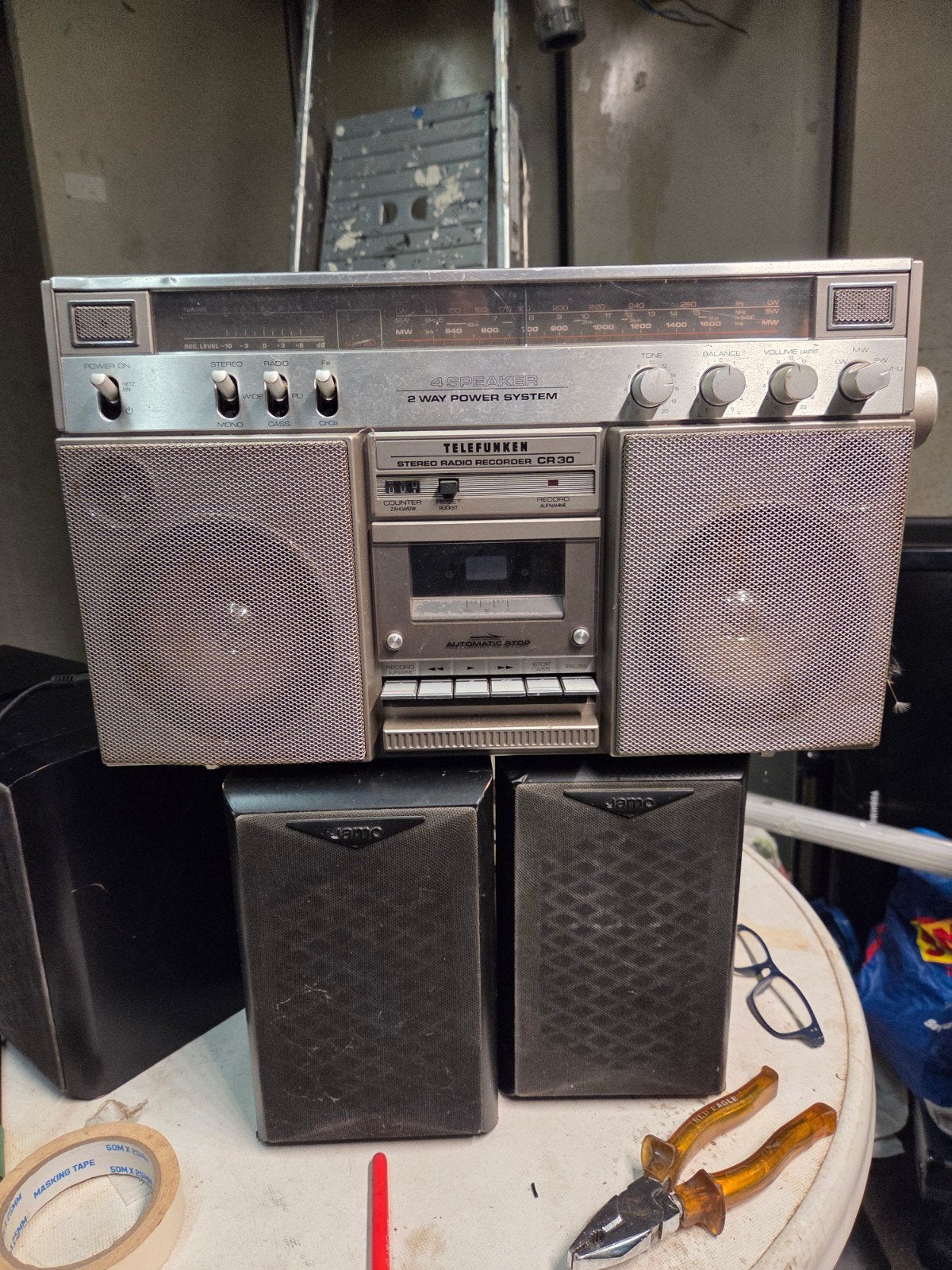 oude radio. cdspeler, Ophalen of Verzenden