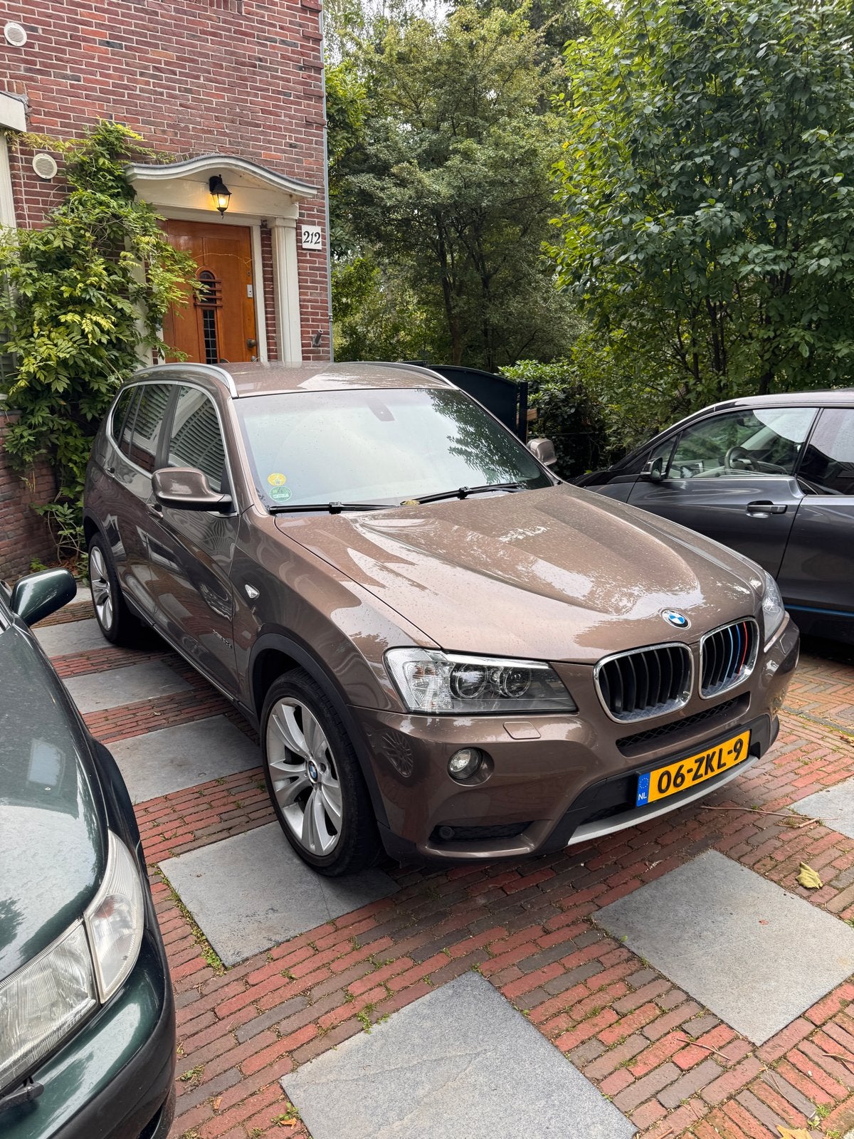 BMW X3 Xdrive 20d 214 pk Aut8 High Executive + beurt BMW !!, Dealer onderhouden, 1995 cc, Zwart, Leder