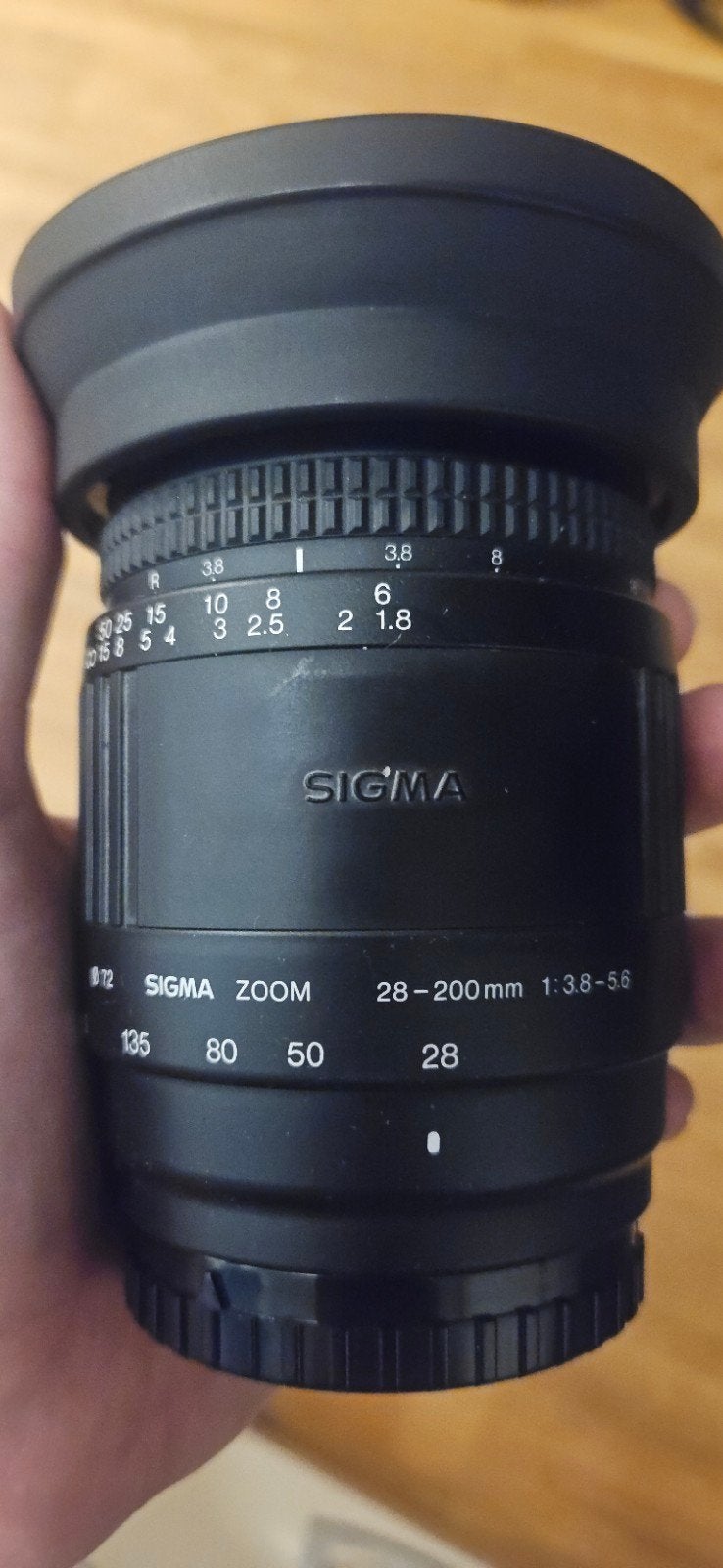 Sigma Zoom 28-200mm f/3.8-5.6 lens, Gebruikt, Sigma, Zoom, Telelens