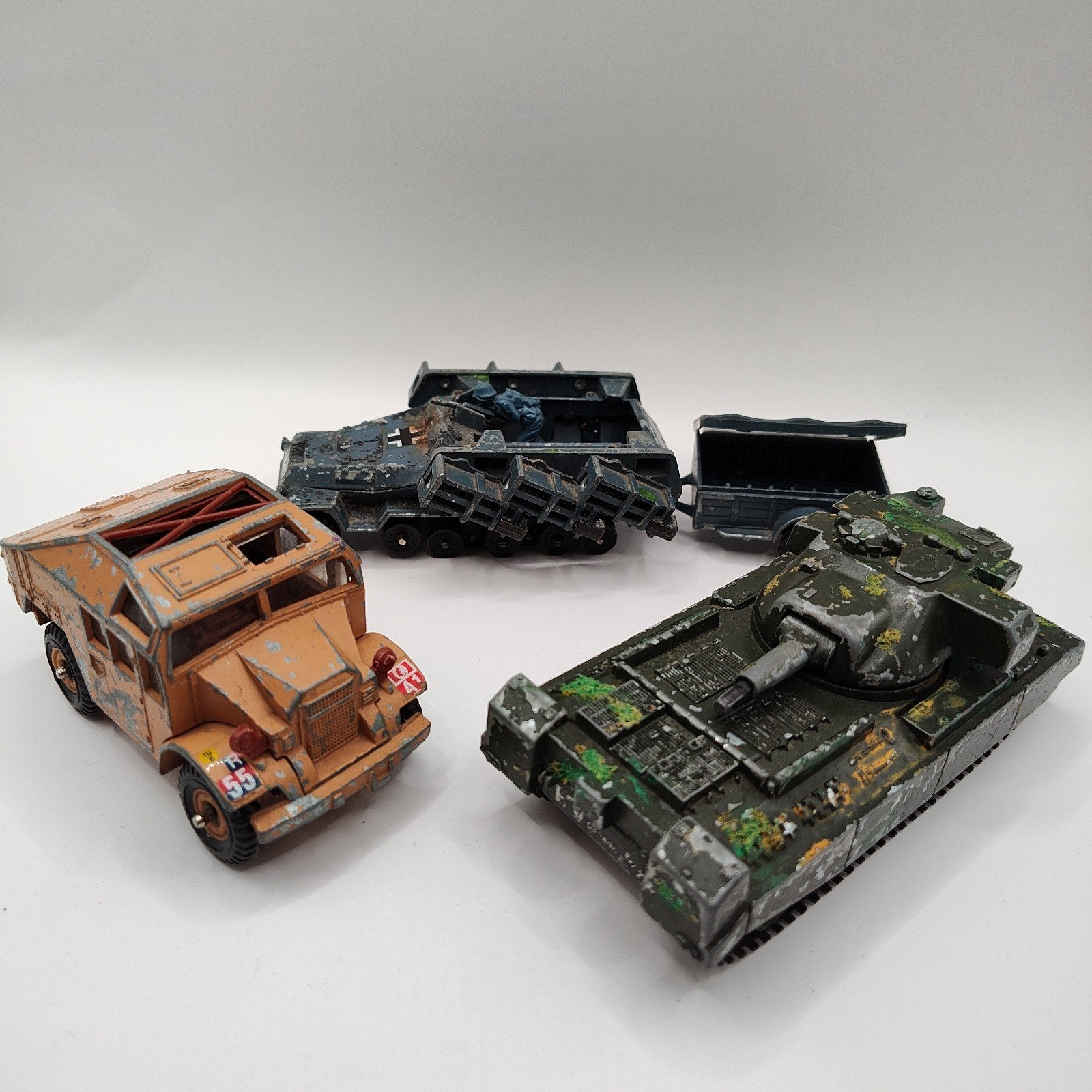 Corgi Vintage militaire voertuigen - Tank en pantserwagen, Ophalen of Verzenden, Gebruikt