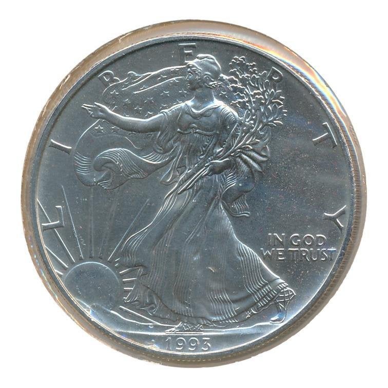 American eagle 1 ounce 1993 zilver, Postzegels en Munten, Ophalen of Verzenden, Zilver