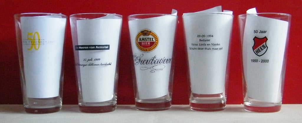 Amstel Bier Glazen -29, Verzamelen, Biermerken, Ophalen, Zo goed als nieuw, Glas of Glazen, Amstel