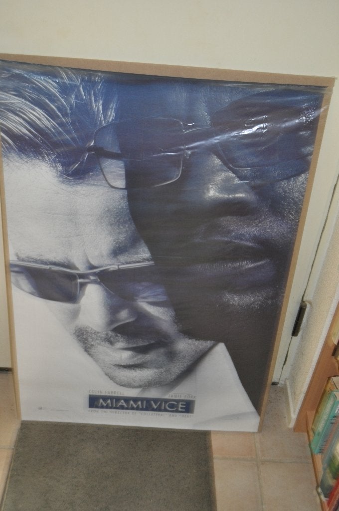 Miami Vice Filmposter, Verzamelen, Ophalen, Zo goed als nieuw, A1 t/m A3, Film en Tv