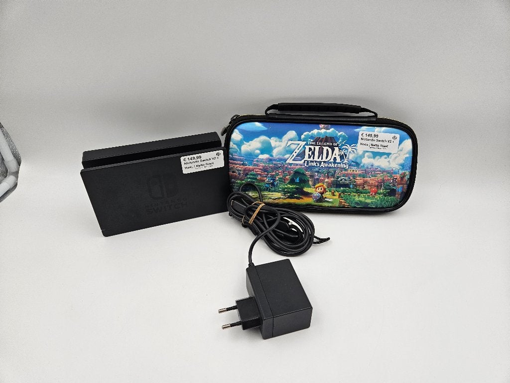 Nintendo Switch V2 + Hoes | Nette Staat, Spelcomputers en Games, Spelcomputers | Nintendo Switch, Ophalen of Verzenden, Zo goed als nieuw