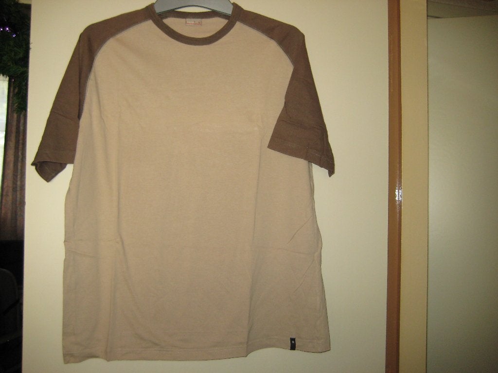 Bruin herenshirt, L, Celio, Kleding | Heren, Ophalen of Verzenden, Zo goed als nieuw, Maat 52/54 (L), Bruin