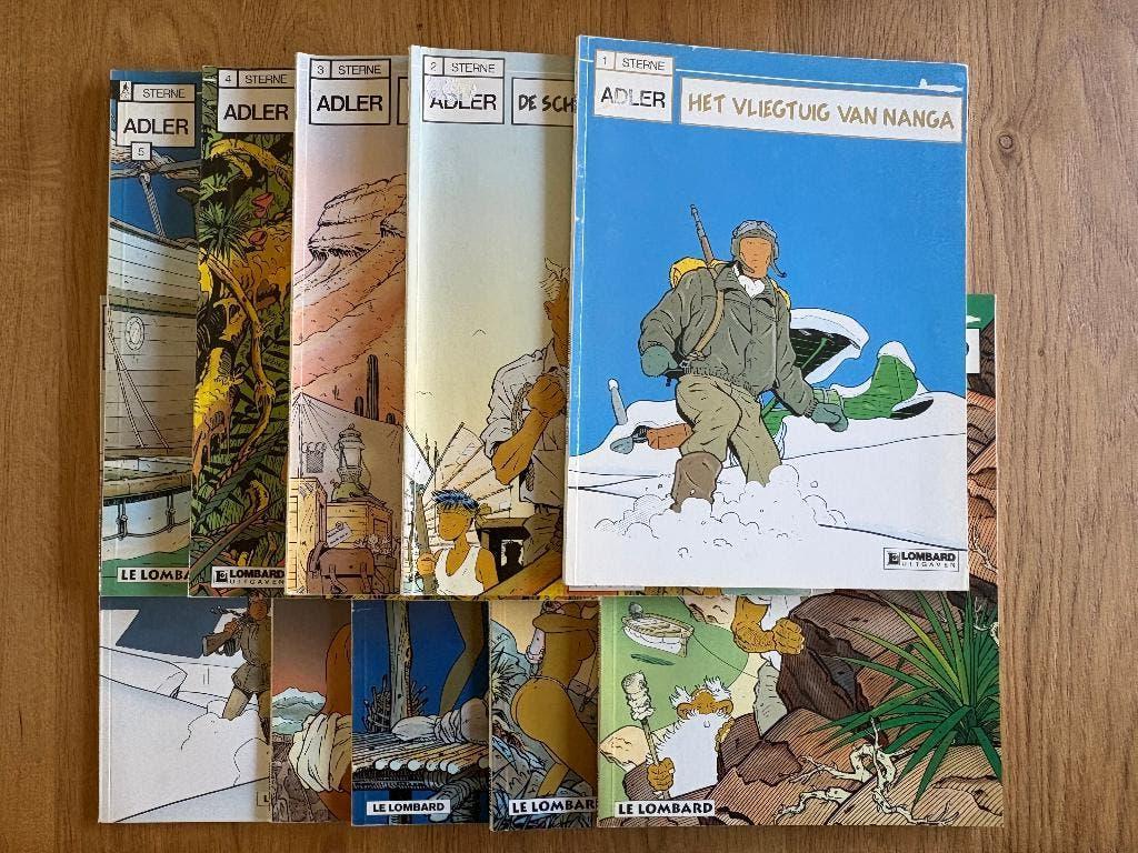 Adler - 10 delen complete serie, Complete serie of reeks, Ophalen of Verzenden, Gelezen
