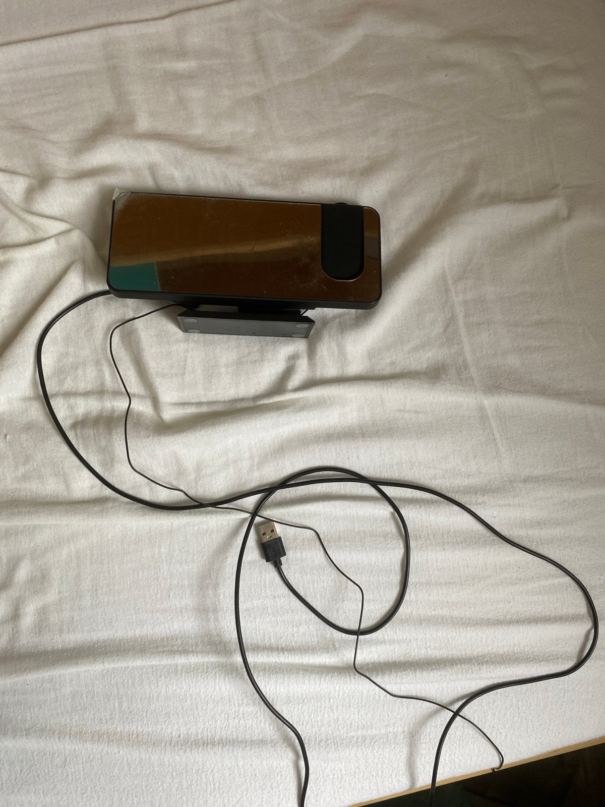 Digitale Wekker met Spiegel en USB-aansluiting, Ophalen, Gebruikt, Digitaal