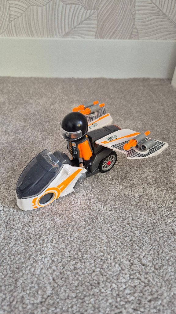 Playmobil 5288 Team Skybike Top Agents 2, Ophalen of Verzenden, Gebruikt
