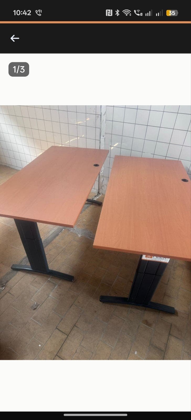 Bureau - Bijna gratis op te halen in Breda, Huis en Inrichting, Bureaus, Ophalen, Overige typen, Gebruikt, Hout