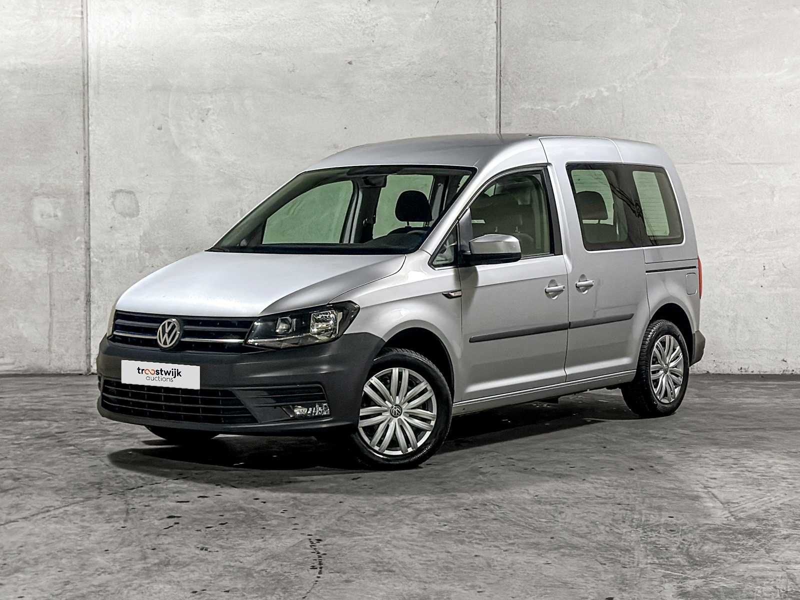 Volkswagen Caddy 1.4 TSI Trendline 131pk 2019 (Origineel-NL, Auto's, 1334 kg, Gebruikt, 4 cilinders, Zilver of Grijs