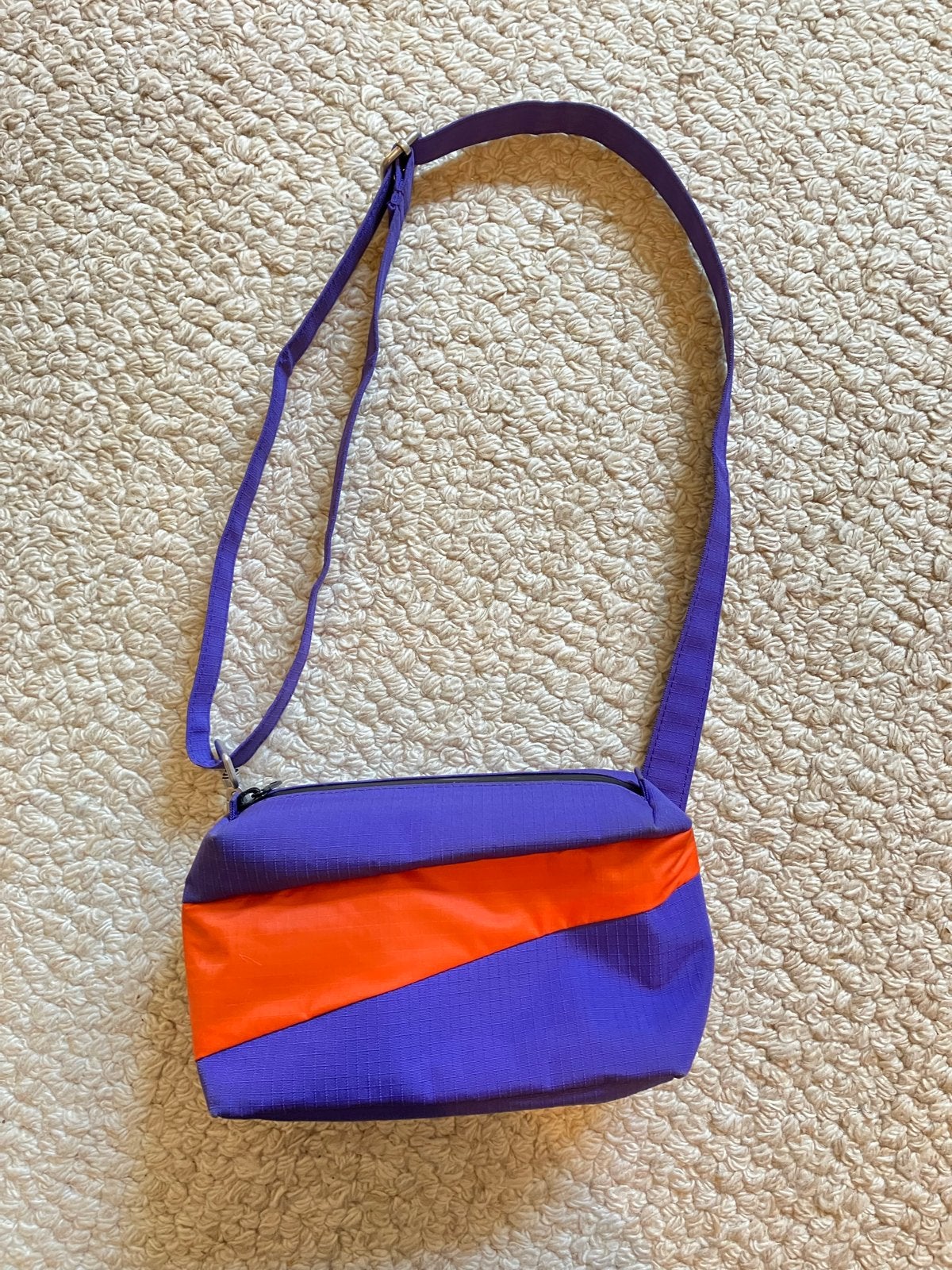 Susan Bijl bum bag maat S paars/oranje, Sieraden, Tassen en Uiterlijk, Ophalen of Verzenden, Zo goed als nieuw, Paars, Overige typen