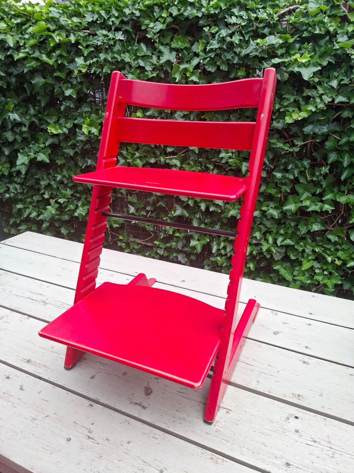 Stokke Tripp Trapp meegroeistoel - Rood, Ophalen, Gebruikt, Meegroeistoel, Aanschuifbaar