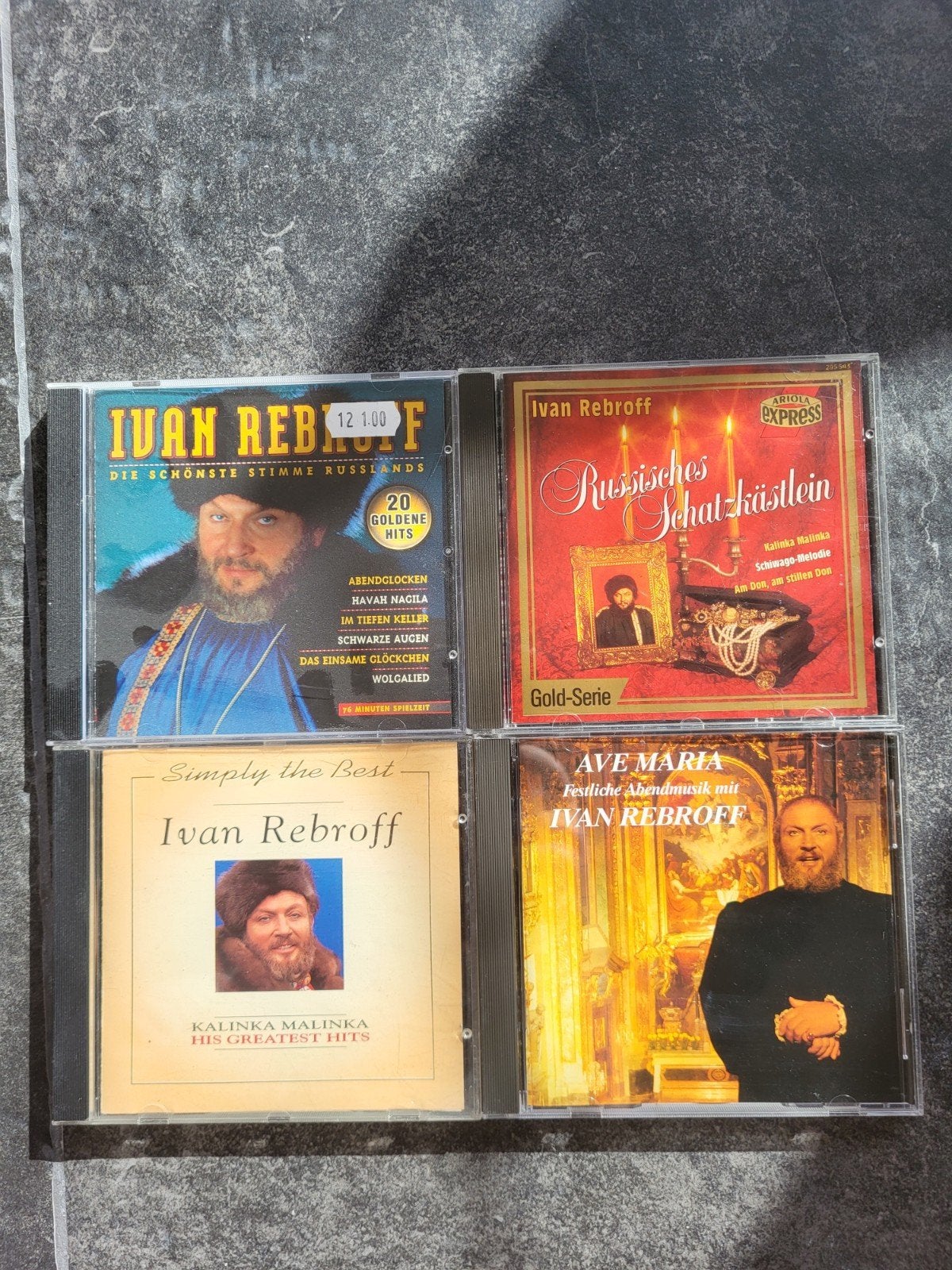 ivan rebroff 4 cd's collectie partij, Cd's en Dvd's, Ophalen of Verzenden, Gebruikt