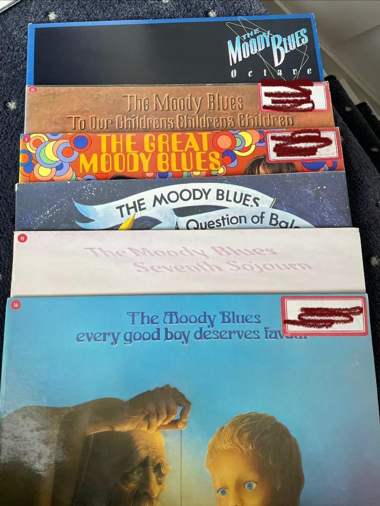 Vinyl LPs Moody Blues, Ophalen of Verzenden, 1960 - 1969, Gebruikt, 12 inch