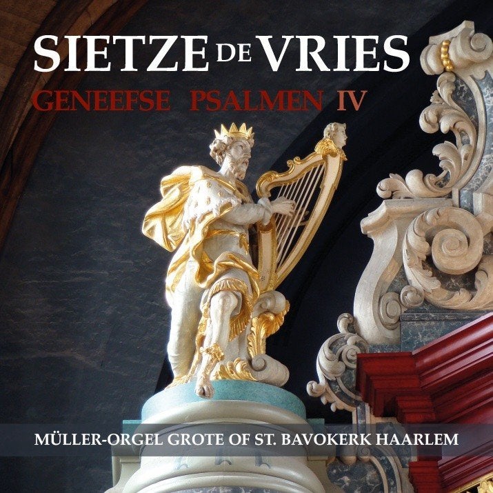 Sietze de Vries Müller orgel Haarlem Improvisaties Psalmen, Orgel, Ophalen of Verzenden, Album, Nieuw in verpakking