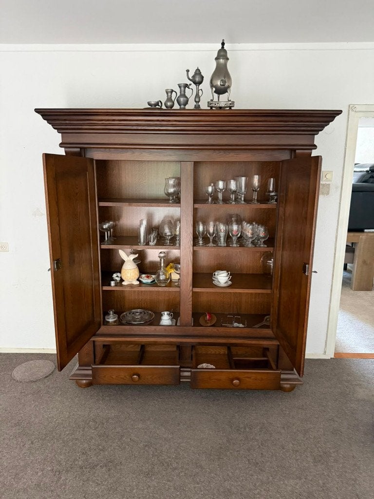 Eiken woonkamer kast, Ophalen of Verzenden, Zo goed als nieuw, Mooi
